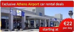 Exclusive Athens Airport car rental deals