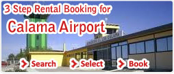 3 step rental booking for Calma Airport