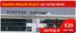 Istanbul Ataturk Airport car rental deals