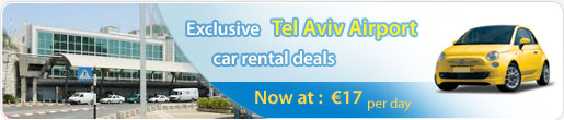 
Exclusive Tel Aviv - Ben Gurion Airport car rental deals